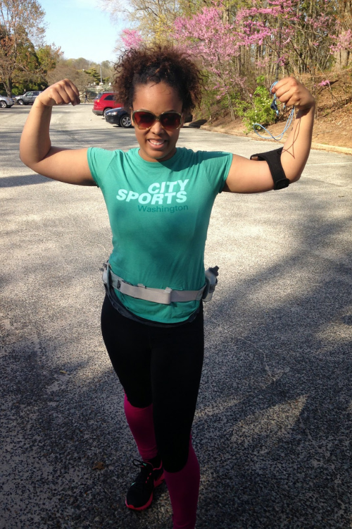 photo from running training at the National Arboretum